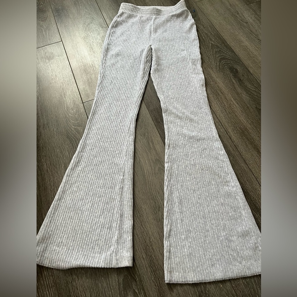Aerie Ribbed XS high waisted flare leggings